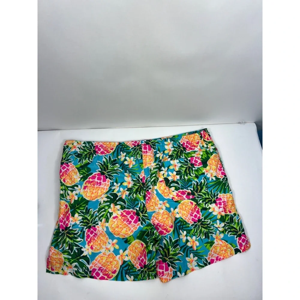 George‎ Swim Trunks Mens Sz L (36-38) Colorful Pineapple Lined Surf Casual Beach
